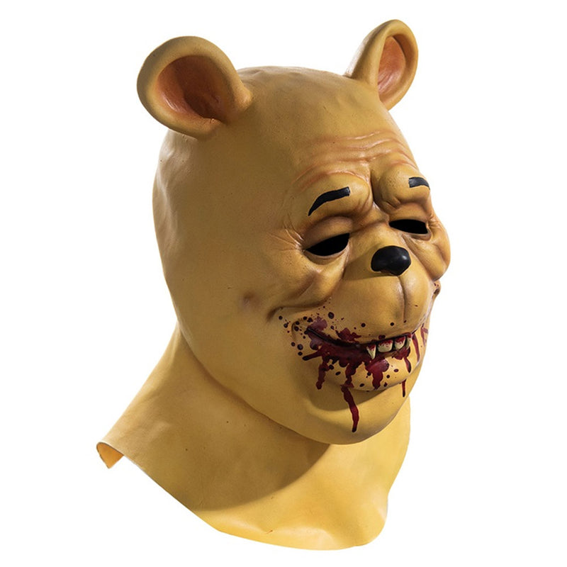 Pooh Bear  Mask Cosplay Latex Masks Helmet Masquerade Halloween Party Costume Props