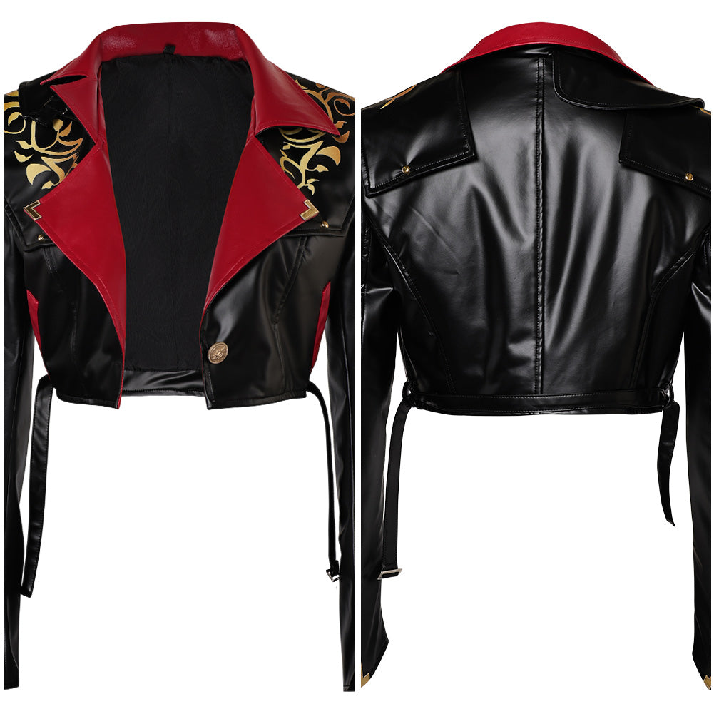 Powder League of Legends:Arcane Powder Black Jacket Coat Cosplay ...