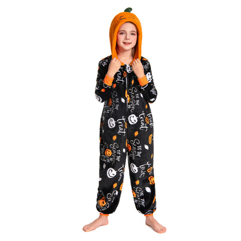 Printed Pumpkin - child animal series onesie - OLAOLA Original designr