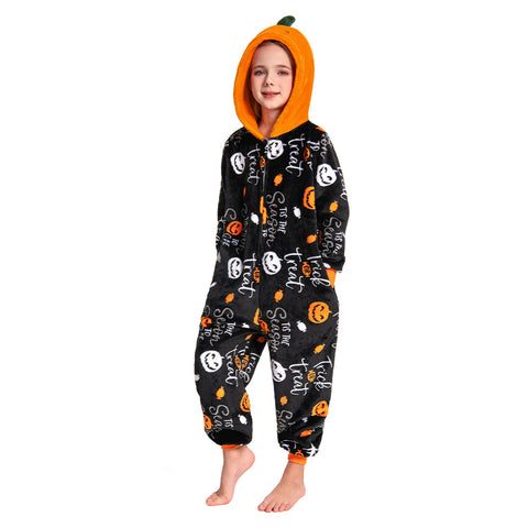 Printed Pumpkin - child animal series onesie - OLAOLA Original designr