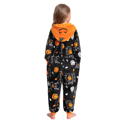 Printed Pumpkin - child animal series onesie - OLAOLA Original designr
