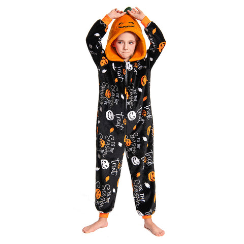 Printed Pumpkin - child animal series onesie - OLAOLA Original designr