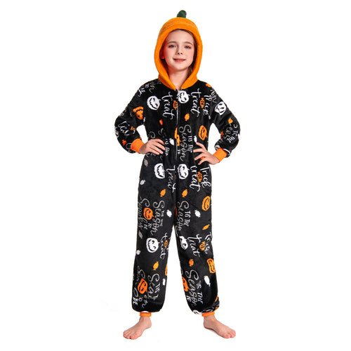 Printed Pumpkin - child animal series onesie - OLAOLA Original designr