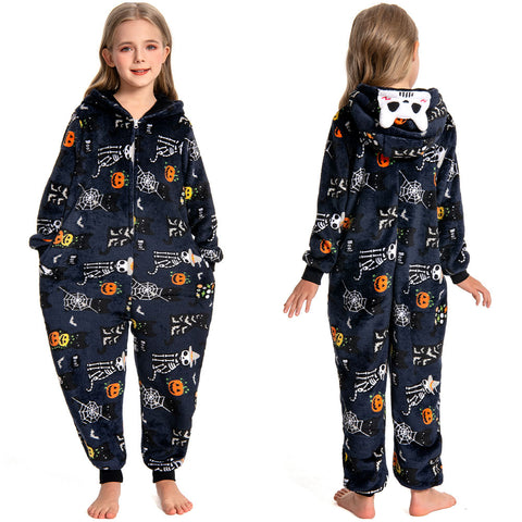 Printed Skull - child animal series onesie - OLAOLA Original designr