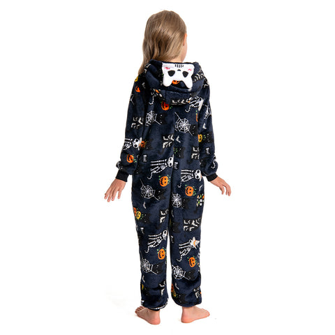 Printed Skull - child animal series onesie - OLAOLA Original designr