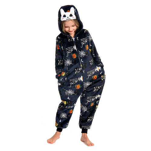 Printed Skull - child animal series onesie - OLAOLA Original designr