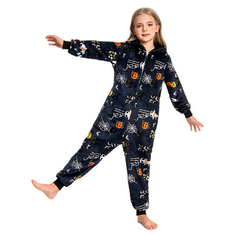 Printed Skull - child animal series onesie - OLAOLA Original designr