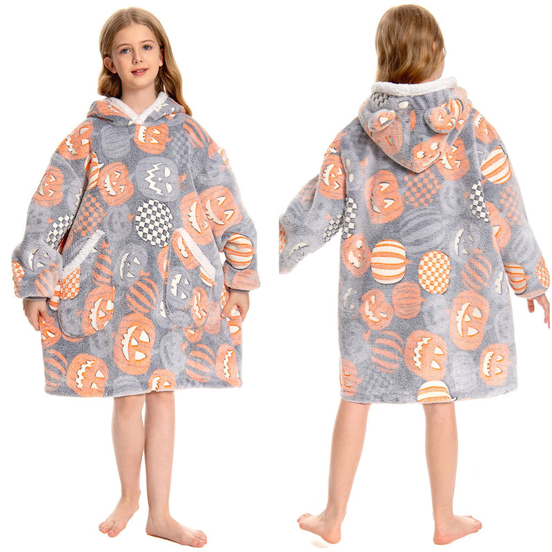 Pumpkin - child wearable blanket series - OLAOLA Original design