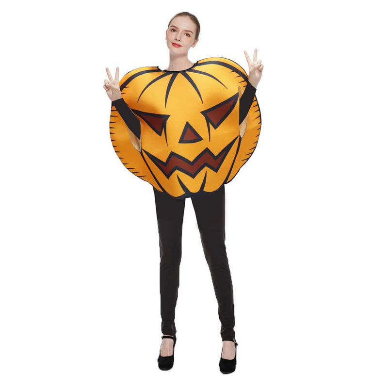 Pumpkin Cosplay Costume Outfits Halloween Carnival Party Suit