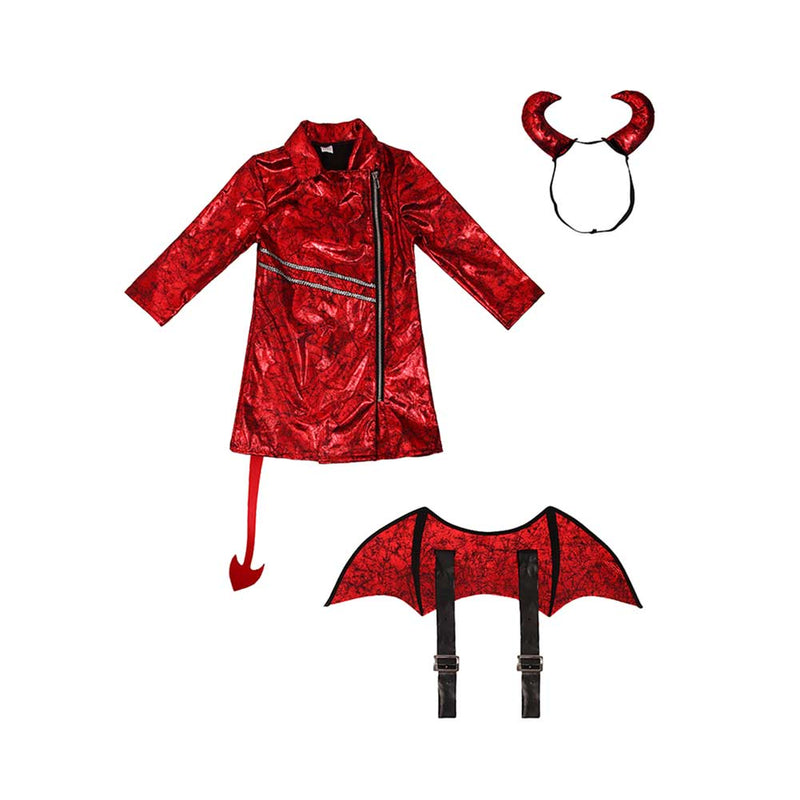 punk costume little devil Cosplay Costume Outfits Halloween Carnival Suit