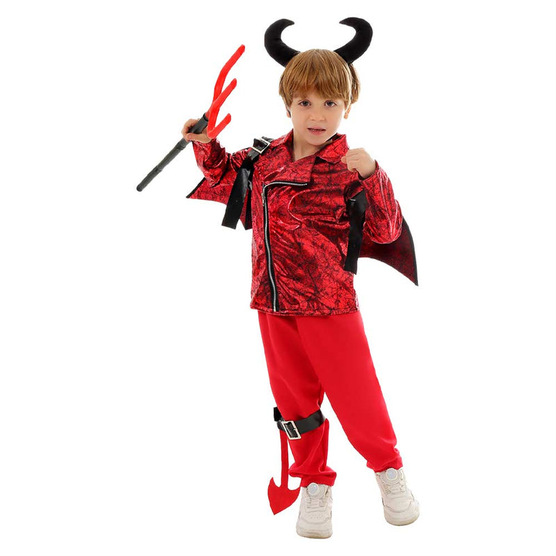 punk costume little devil Cosplay Costume Outfits Halloween Carnival Suit