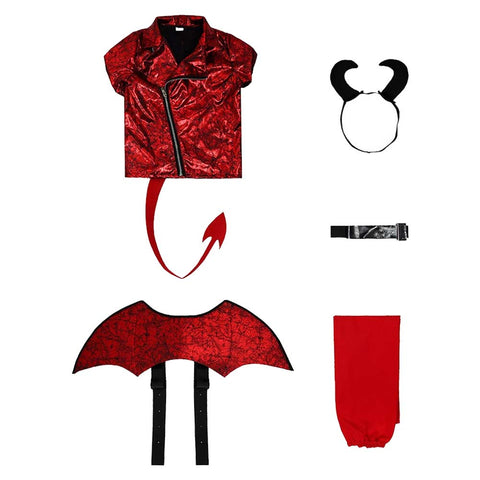 punk costume little devil Cosplay Costume Outfits Halloween Carnival Suit