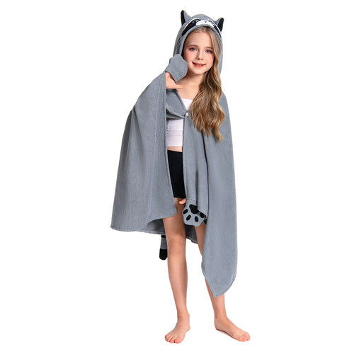 Raccoon - Children‘s Beach Towel Series - OLAOLA Original Design