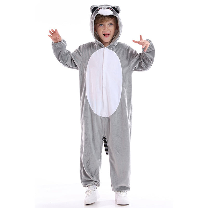 Raccoon Cosplay Costume Outfits Halloween Carnival Suit