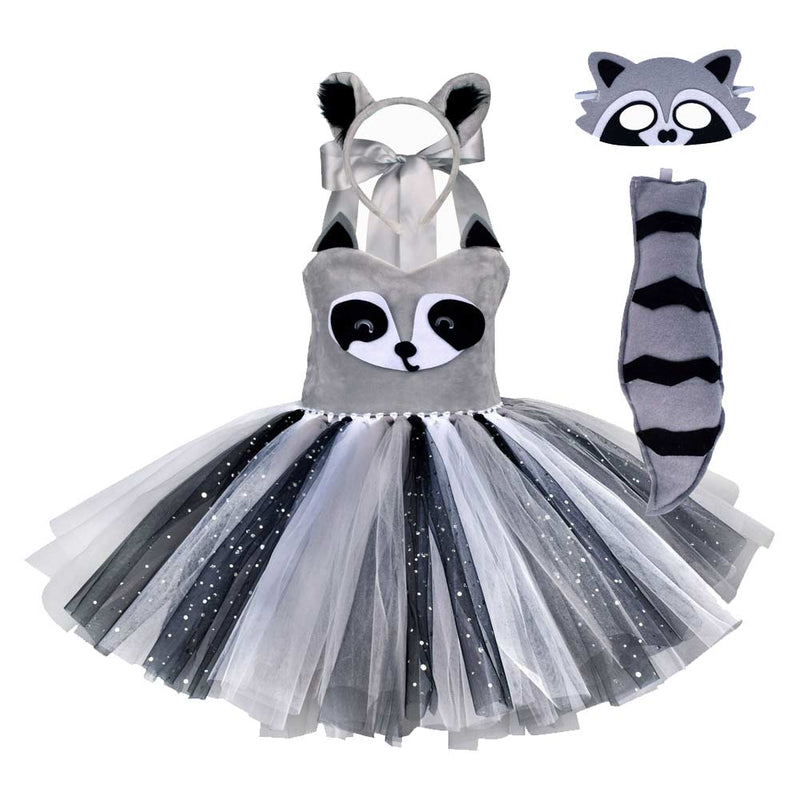 Raccoon Cosplay Costume Outfits Halloween Carnival Suit