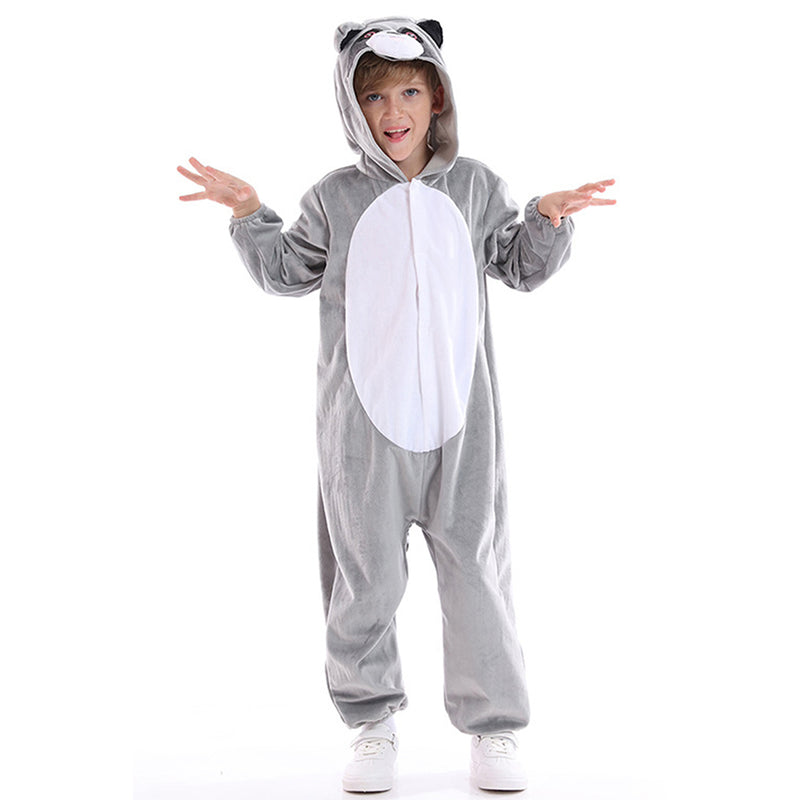 Raccoon Cosplay Costume Outfits Halloween Carnival Suit