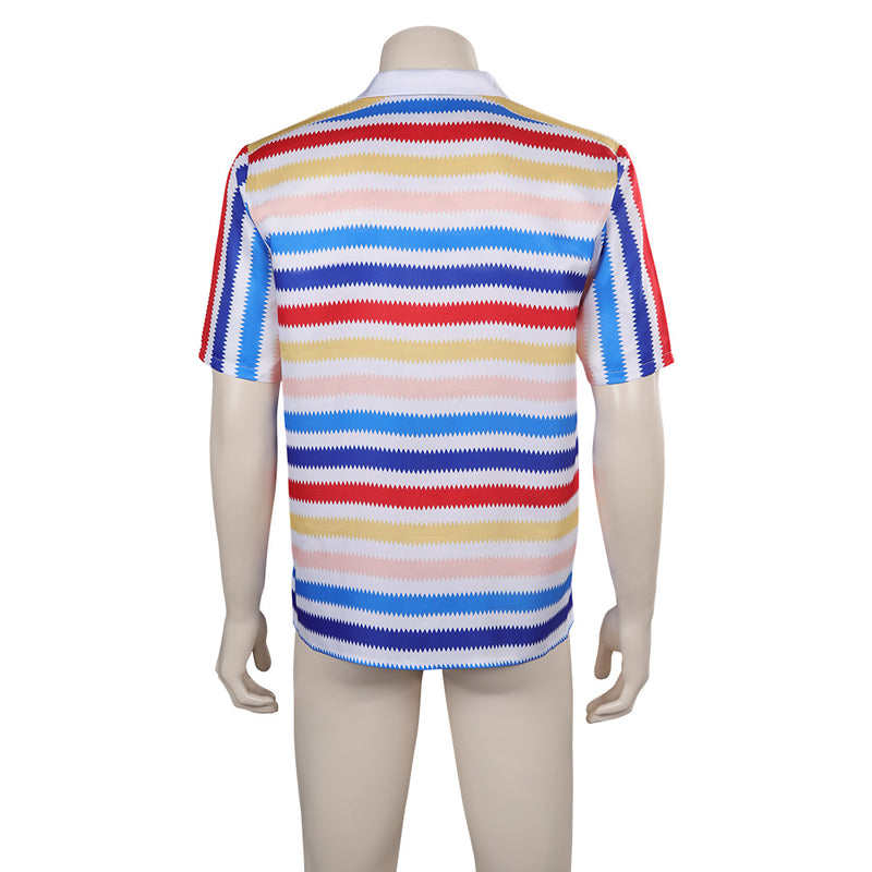 Rainbow striped shirt Cosplay Costume Outfits Halloween Carnival Party Disguise Suit 1964 Ken Barbie