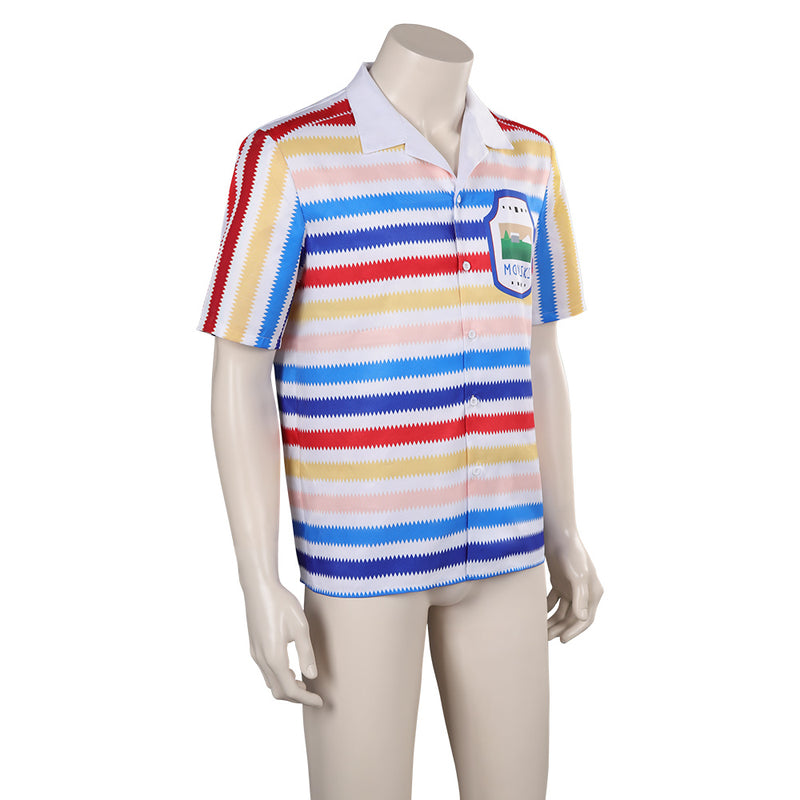 Rainbow striped shirt Cosplay Costume Outfits Halloween Carnival Party Disguise Suit 1964 Ken Barbie