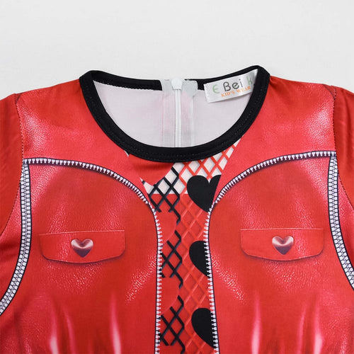 Red Cosplay Costume Outfits Halloween Carnival Suit Descendants: The Rise of Red