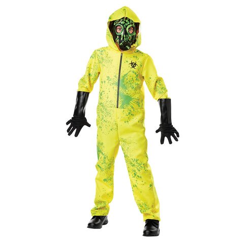 Resident Evil  Kids Children Biohazard Suit Costume Jumpsuit Mask Outfits Halloween Fancy Dress