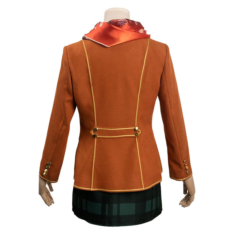 Resident Evil 4 Remake Cosplay Costume Dress Coat Outfits Halloween Carnival Party Suit Ashley Graham