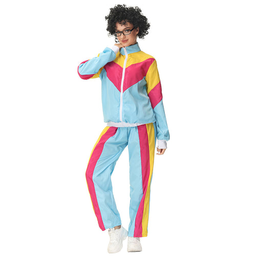 Retro Vintage hip-hop disco Cosplay Costume Outfits Halloween Carnival Suit