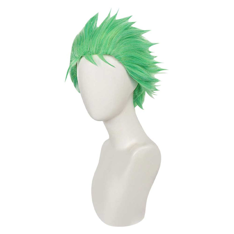 Roronoa Zoro Cosplay Wig Heat Resistant Synthetic Hair Carnival Halloween Party Props