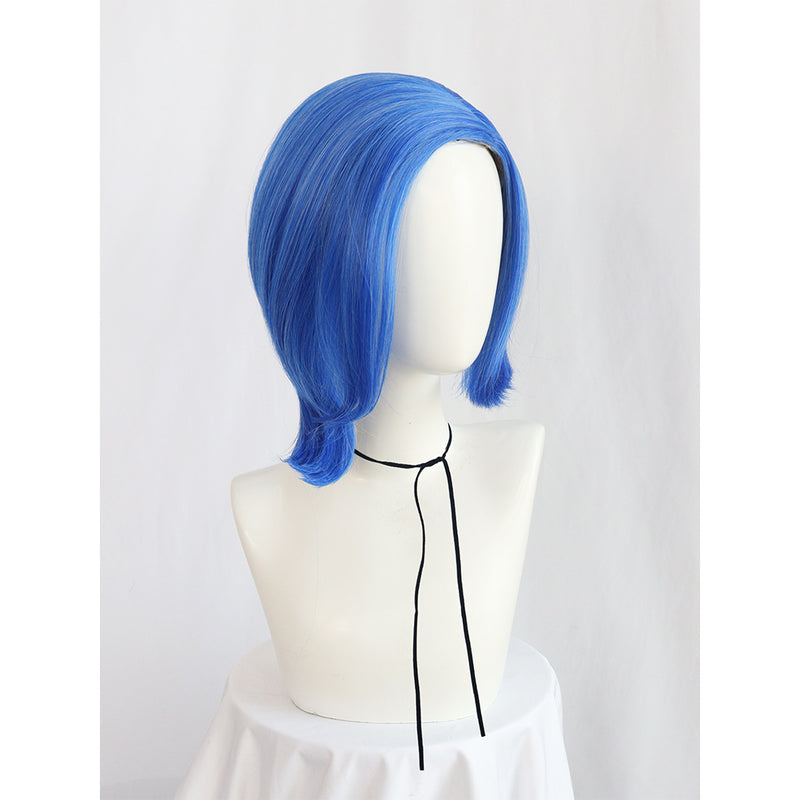 Sadness Cosplay Wig Heat Resistant Synthetic Hair Carnival Halloween Party Props Inside Out