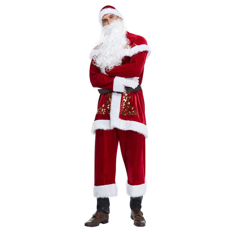 Santa Claus Cosplay Costume Outfits Halloween Carnival Suit