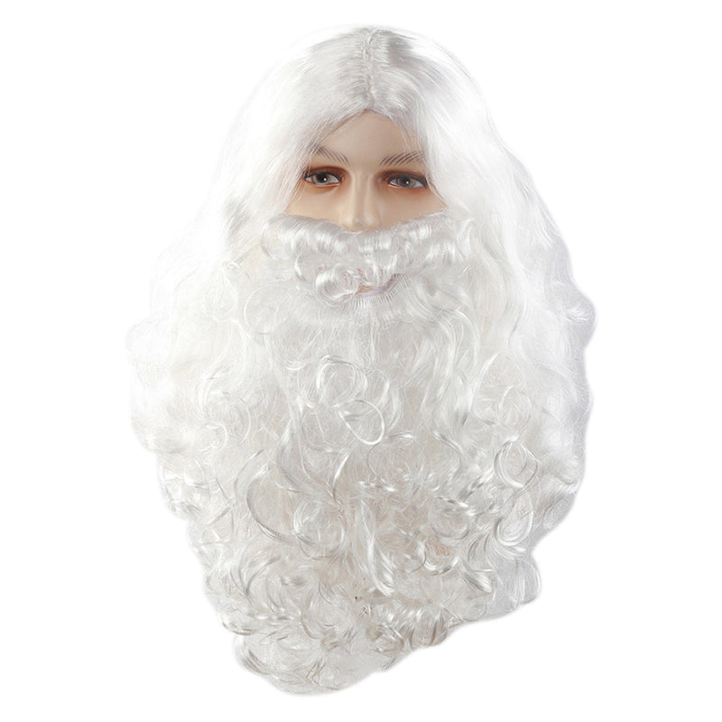 Santa Claus wig beard Hat Gloves Halloween Carnival Costume Accessories