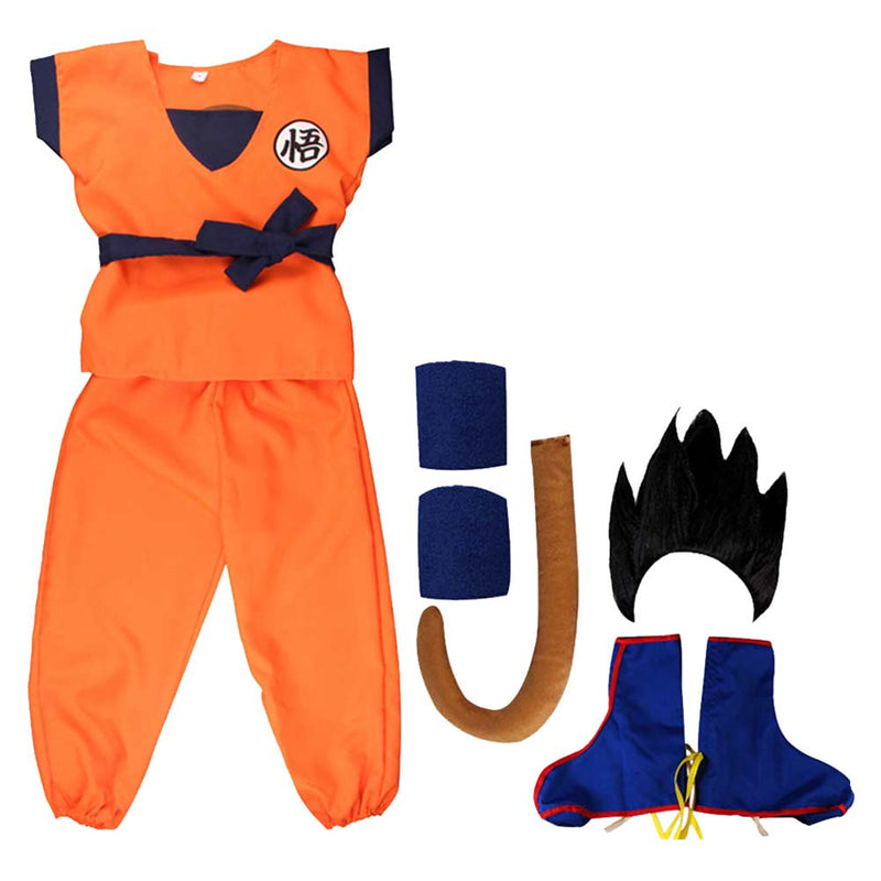SeeCosplay Dragon Ball Kids Children Son Goku Cosplay Costume Outfits Halloween Carnival Suit