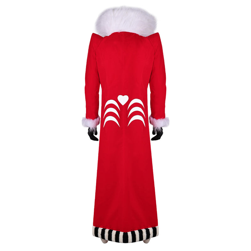 SeeCosplay Hazbin Hotel Valentino Red Coat Cosplay Costume Outfits Halloween Carnival Suit