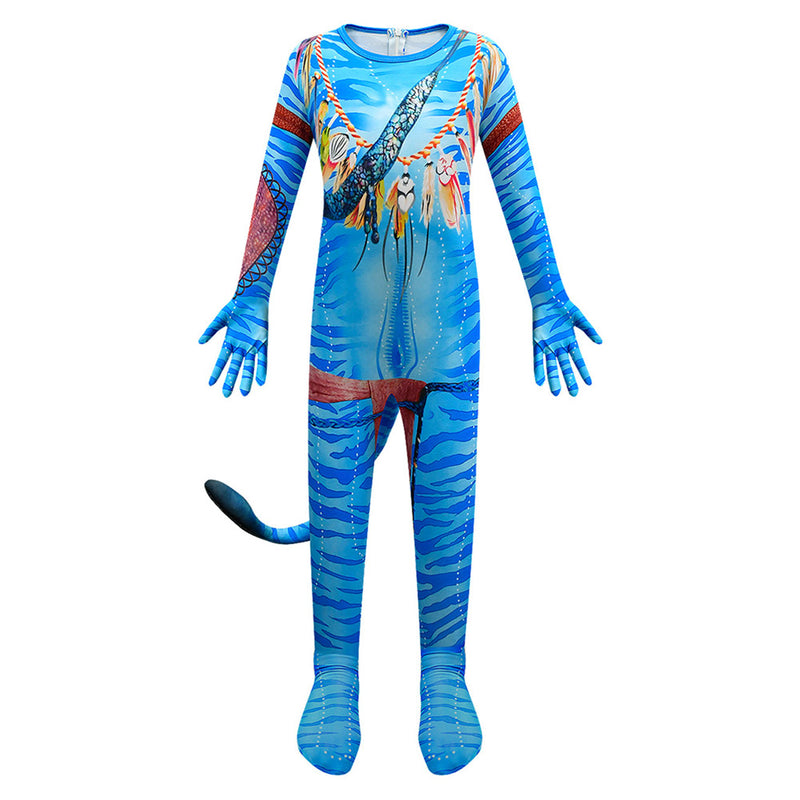 SeeCosplay Kids Children Avatar Neytiri Cosplay Costume Jumpsuit Outfits