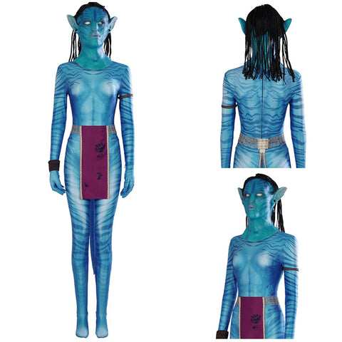 SeeCosplay Kids Children Avatar：The Way of Water Neytiri Cosplay Costume Outfits Halloween Carnival Party Suit