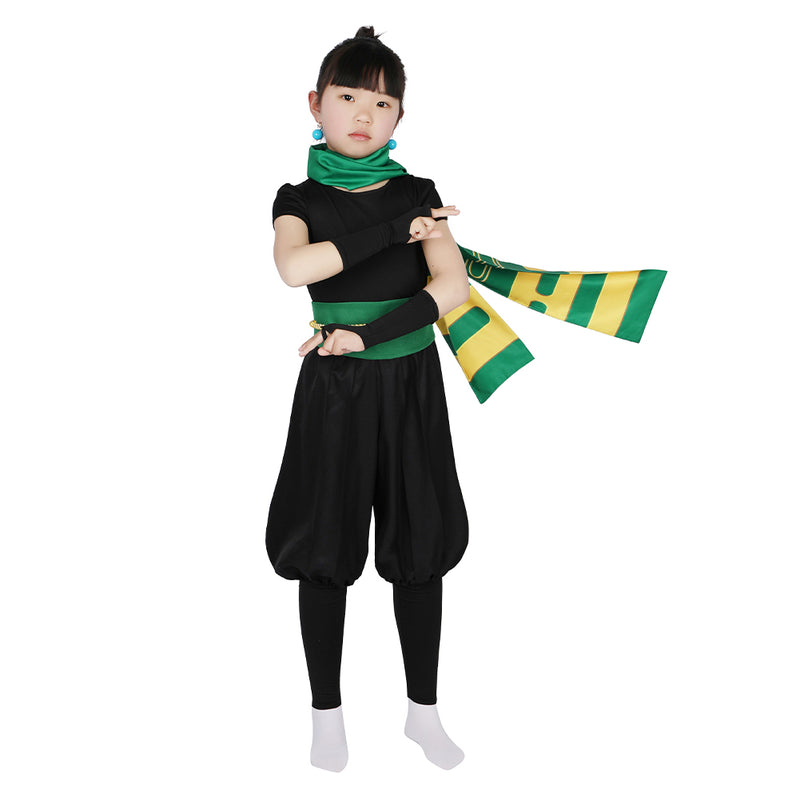 SeeCosplay Kids Children Game Princess Peach: Showtime! 2024 Ninja Peach Black Outfits Cosplay Costume