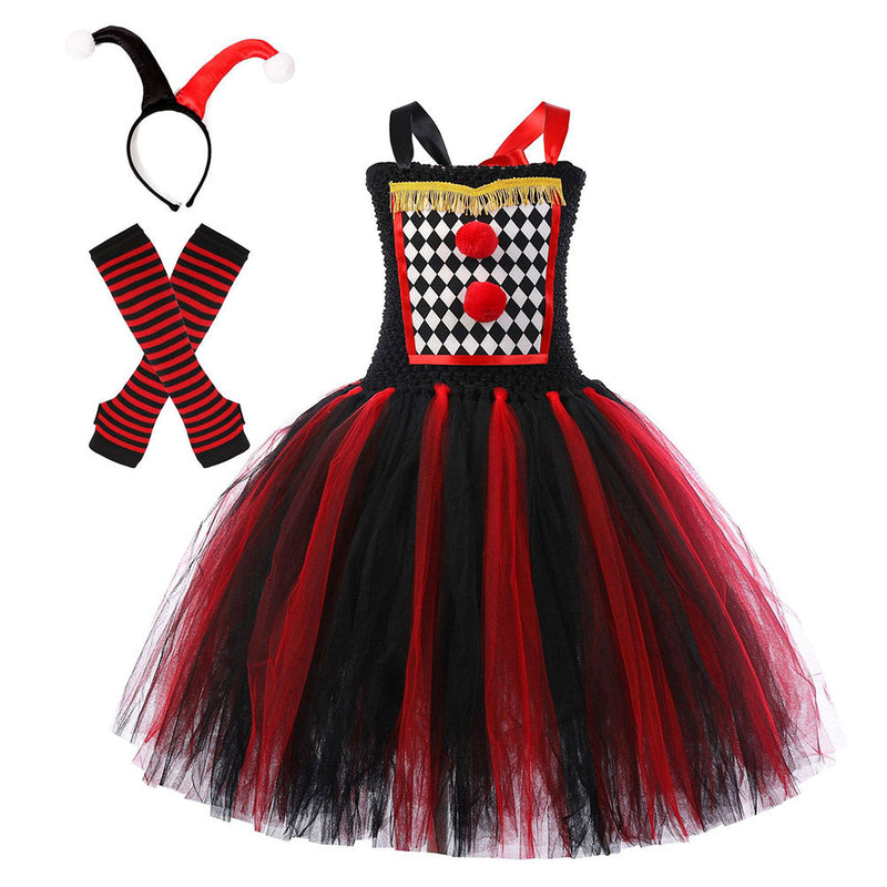 Purim costumes Kids Children Red DKids Children Movie IT Pennywise Red Tutu Dress Outfits Cosplay Costume Carnival Suit GirlKidsCostumeress Outfits Cosplay Costume