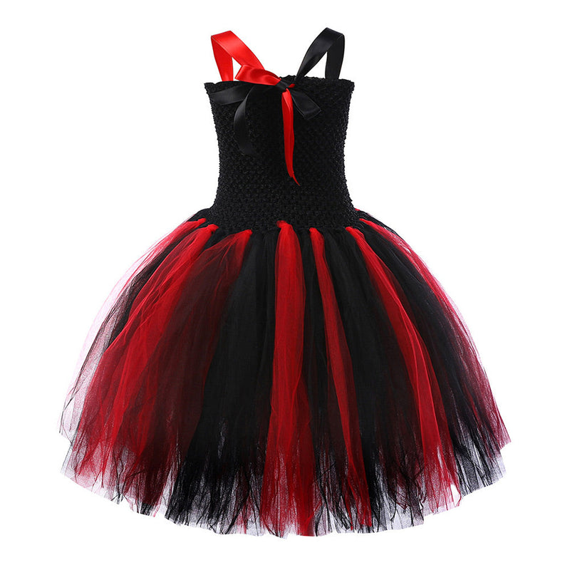 Seecosplay Movie IT Pennywise Red Tutu Dress Outfits Cosplay Costume Carnival Suit GirlKidsCostumeress Outfits Cosplay Costume