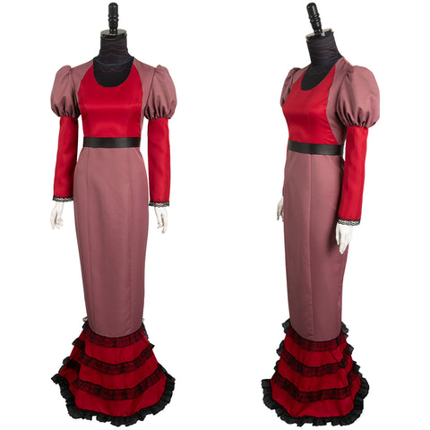SeeCosplay TV Hazbin Hotel (2024) Rosie Red Dress Cosplay Costume Outfits Halloween Costumes