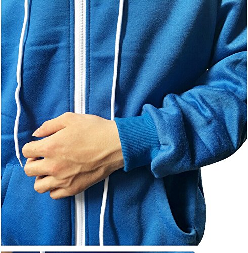 SeeCosplay Undertale Sans Cosplay Costume Blue Hoodie Hooded Jacket Winter Coat Sweater