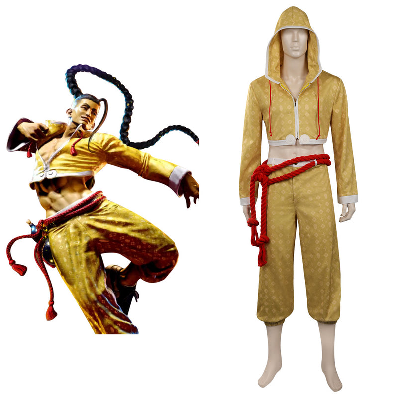 SF Street Fighter Ⅵ JAMIE Cosplay Costume Outfits Halloween Carnival Suit