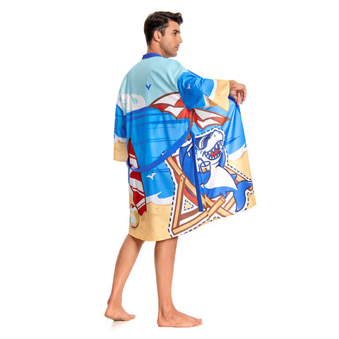 Shake-Adult Printed Robe Series-OLAOLA Original Design
