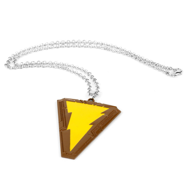 Shazam!  Necklace Earings Set Cosplay Costume Accessories For Women Men Jewelry Gifts