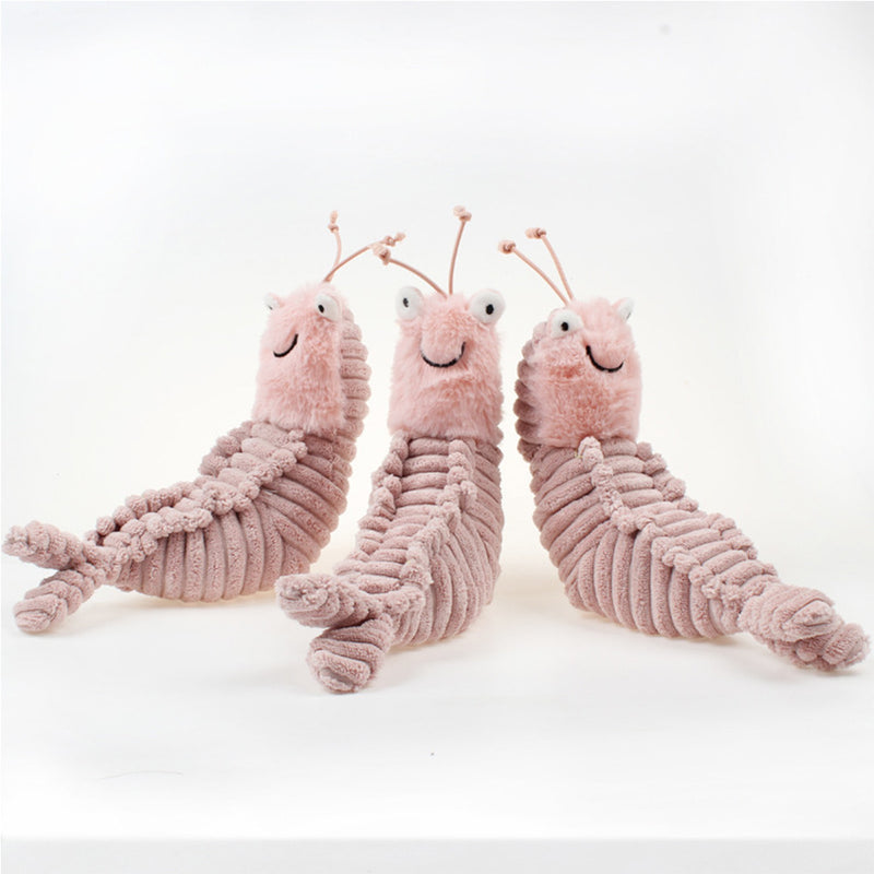ï»?Sheldon Shrimp Plush Toys Cartoon Animal Soft Stuffed Dolls For Kid Birthday Xmas Gift