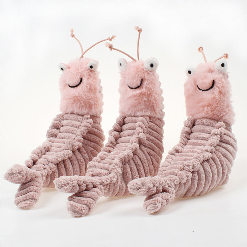 ï»?Sheldon Shrimp Plush Toys Cartoon Animal Soft Stuffed Dolls For Kid Birthday Xmas Gift