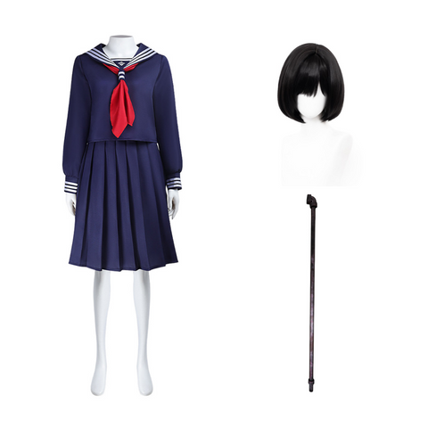 Silent Hill Hinako Fukami Dark Blue Cosplay Costume For Adult Female Halloween Costume