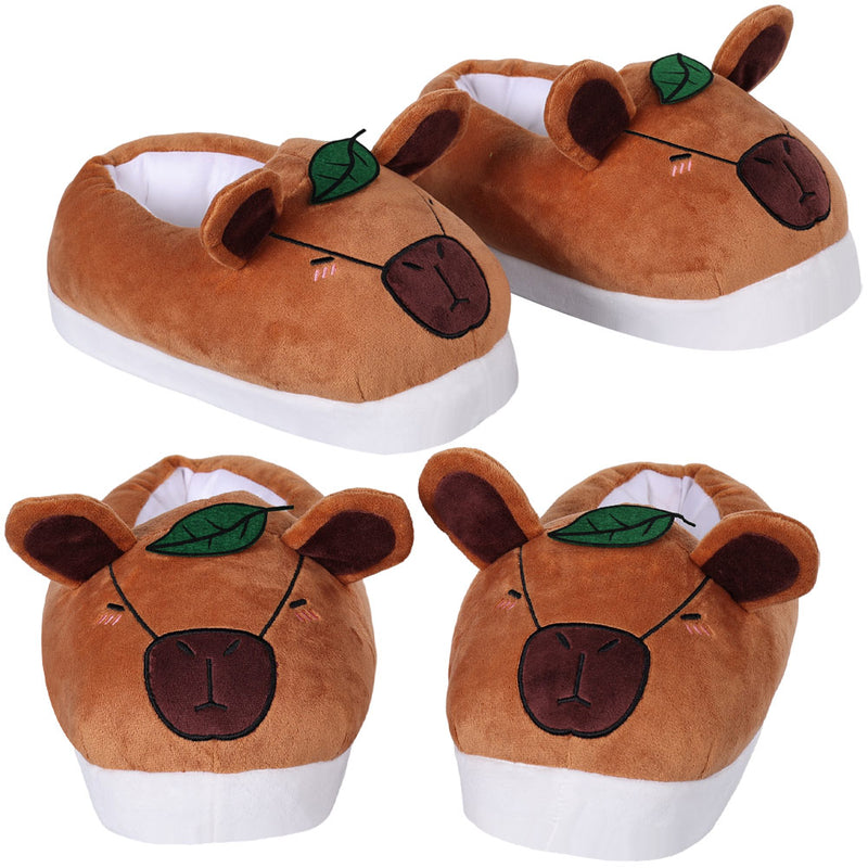 slipper Halloween Carnival Costume Accessories capybara plush Shoes