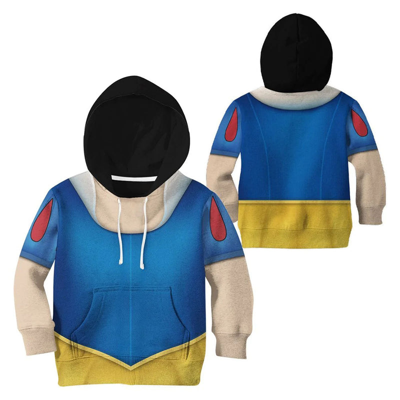 Snow White Cosplay Hoodie 3D Printed Hooded Sweatshirt Kids Children Casual Streetwear Pullover