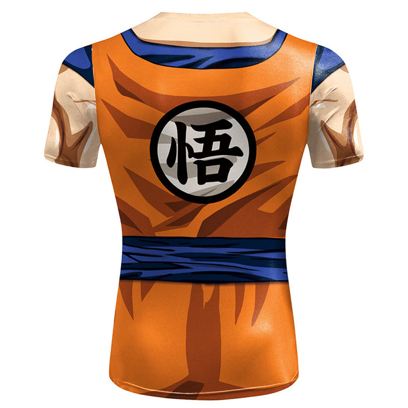 Son Gokus Cosplay T-shirt Men Women 3D Print Summer Short Sleeve Shirt