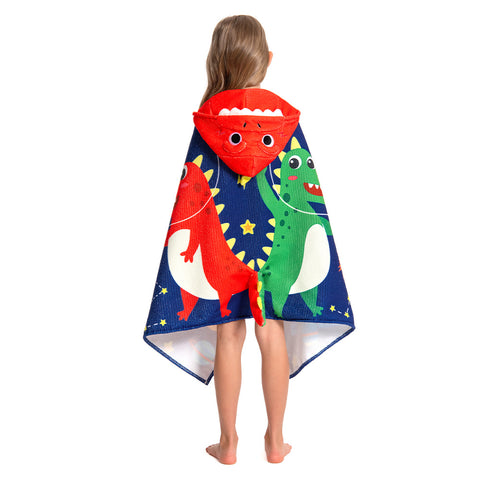 Space Dinosaur Print - Children's Beach Towel Series - OLAOLA Original Design