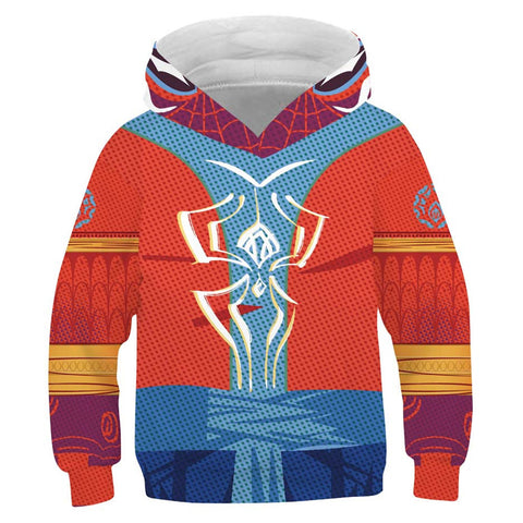 Spider man Cosplay Hoodie 3D Printed Hooded Sweatshirt Kids Children Casual Streetwear Pullover